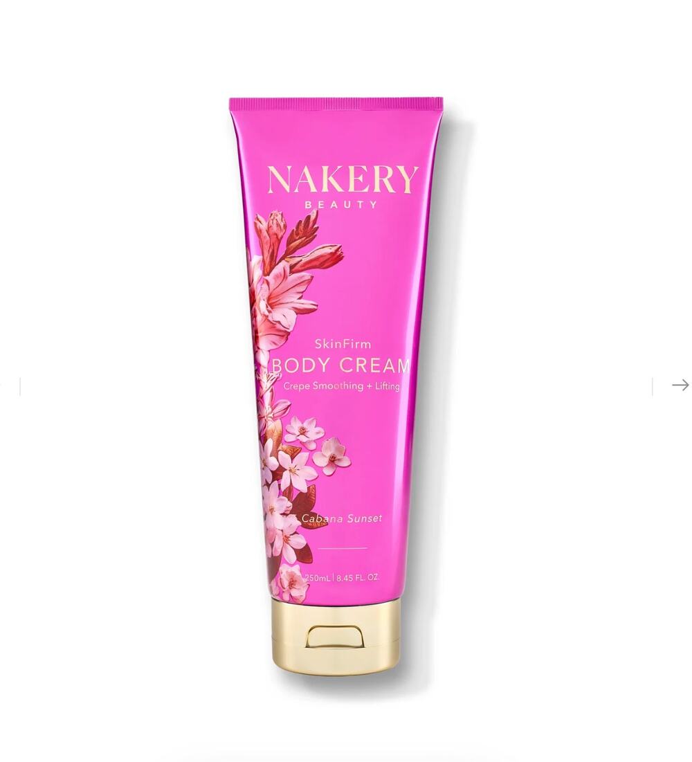 NAKERY BEAUTY | SKIN FIRM BODY CREAM | CABANA SUNSET | NEW 11.5 oz.